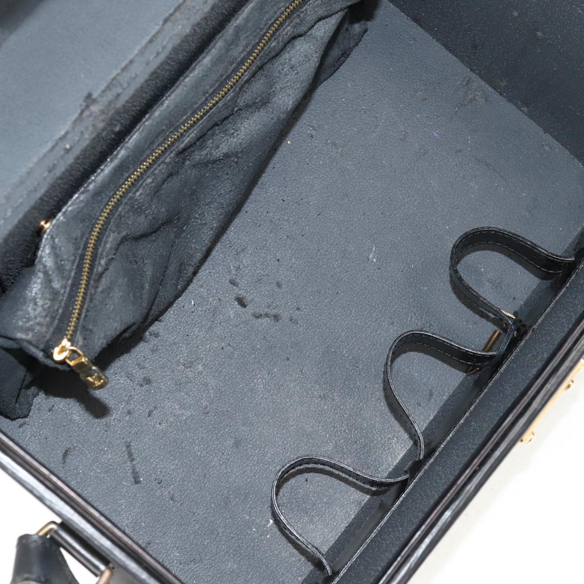 LOUIS VUITTON Vanity Epi Shoulder Bag Black LV Auth 148141