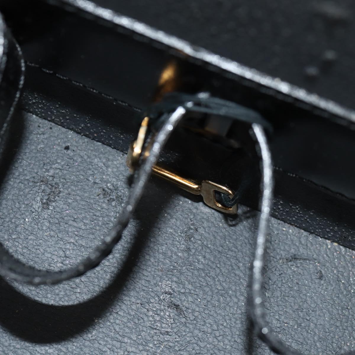 LOUIS VUITTON Vanity Epi Shoulder Bag Black LV Auth 148141A