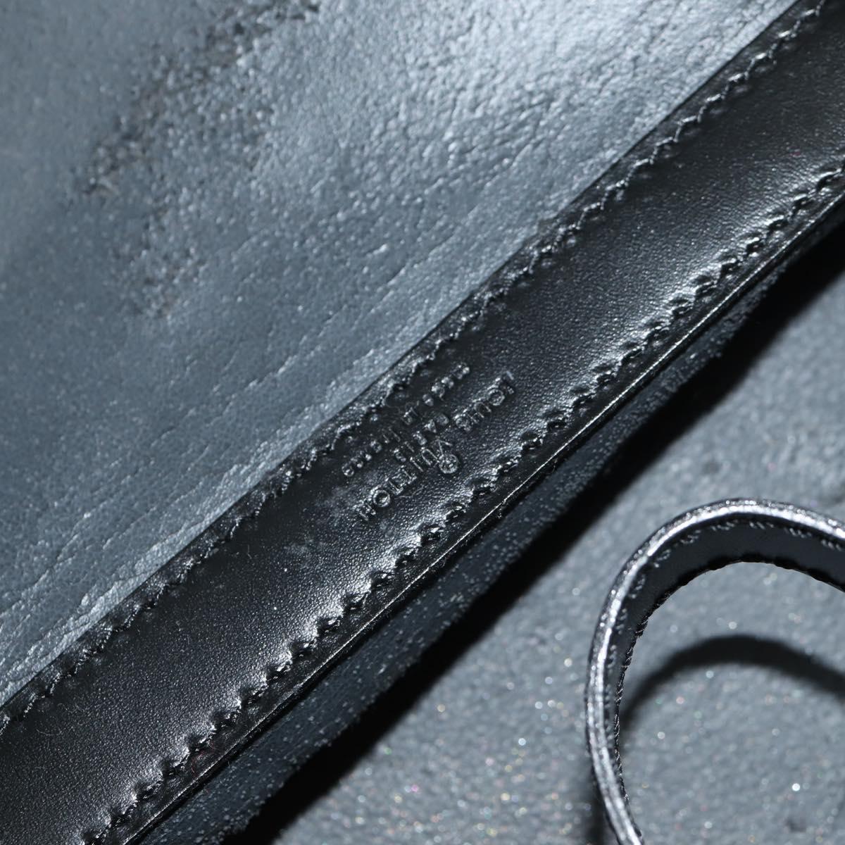 LOUIS VUITTON Vanity Epi Shoulder Bag Black LV Auth 148141