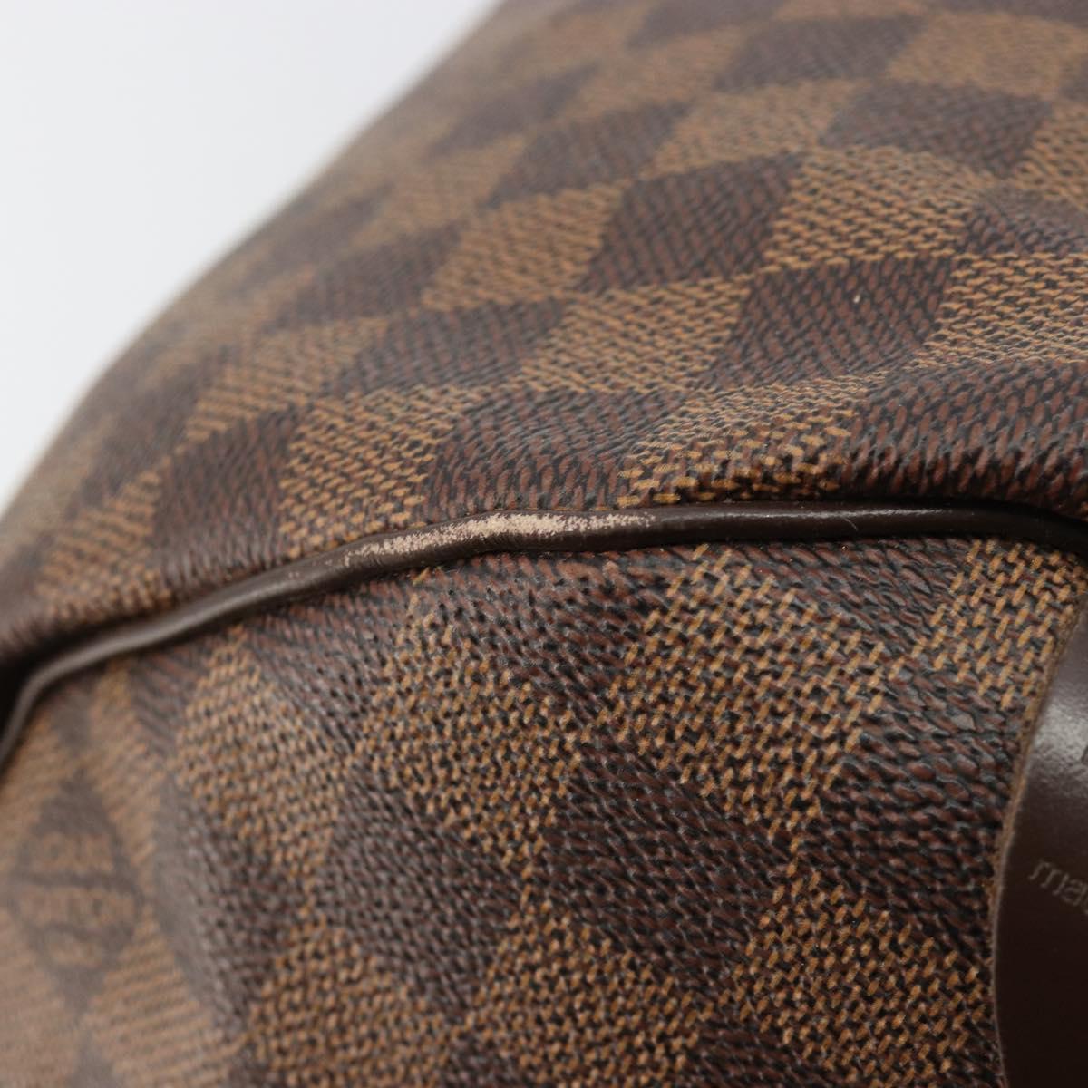 LOUIS VUITTON Damier Ebene Keepall 50 Boston Bag N41427 LV Auth 148143