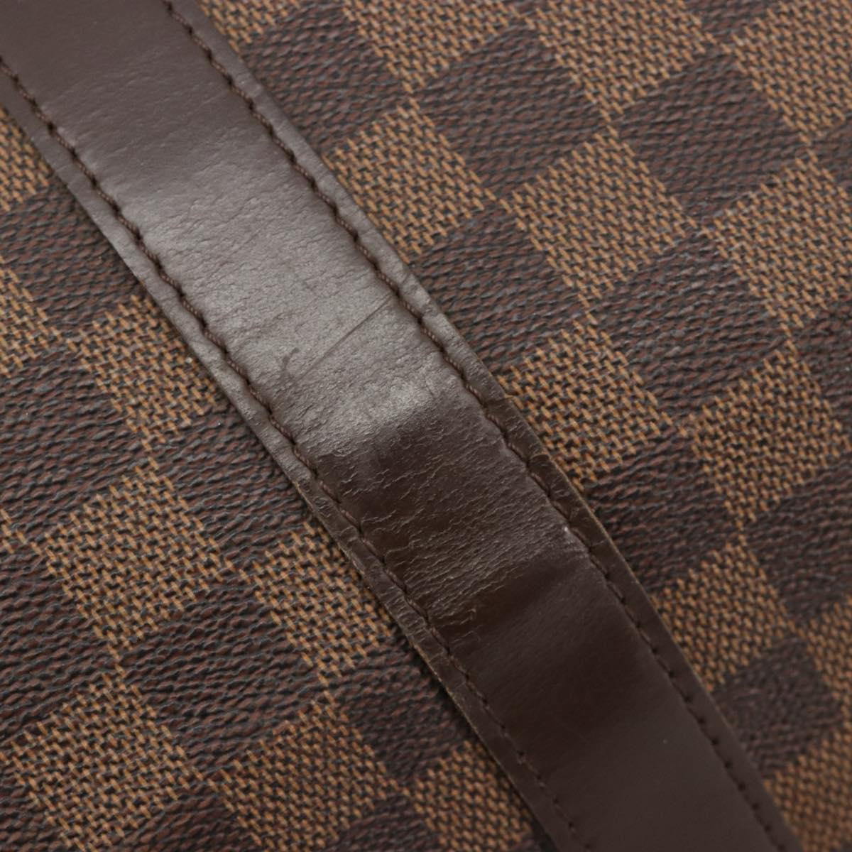 LOUIS VUITTON Damier Ebene Keepall 50 Boston Bag N41427 LV Auth 148143