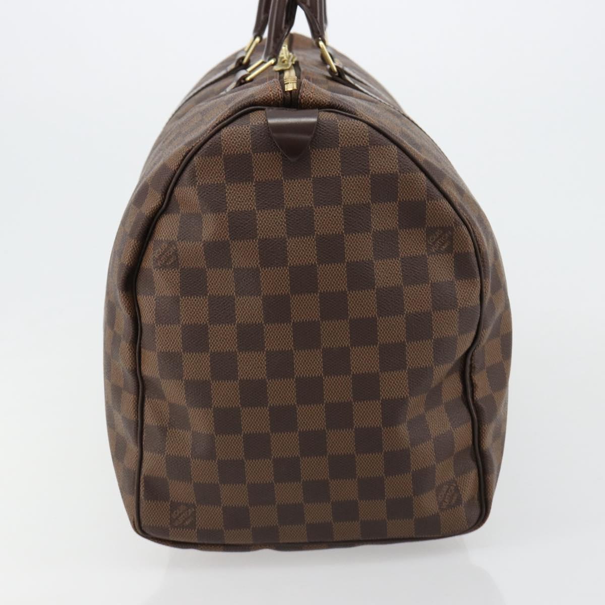 LOUIS VUITTON Damier Ebene Keepall 50 Boston Bag N41427 LV Auth 148143