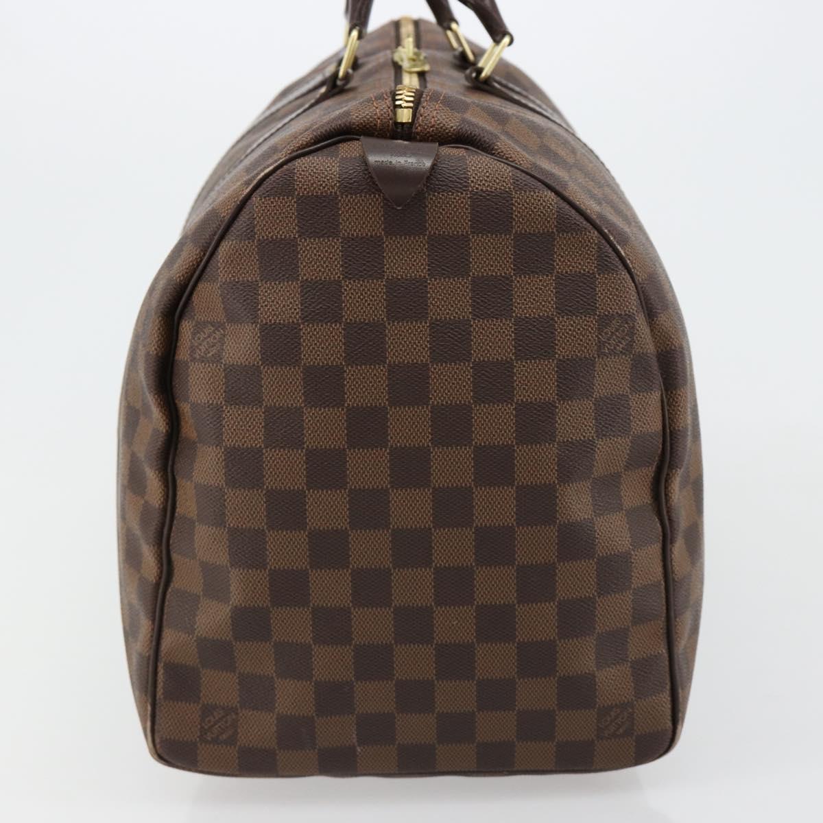 LOUIS VUITTON Damier Ebene Keepall 50 Boston Bag N41427 LV Auth 148143