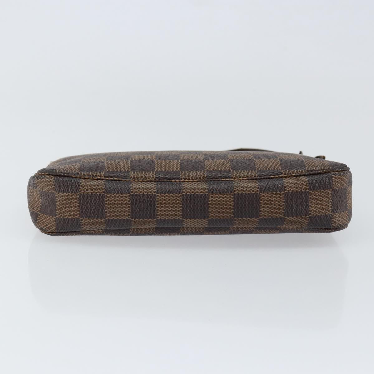 LOUIS VUITTON Damier Ebene Pochette Accessoires Pouch N41206 LV Auth 148145