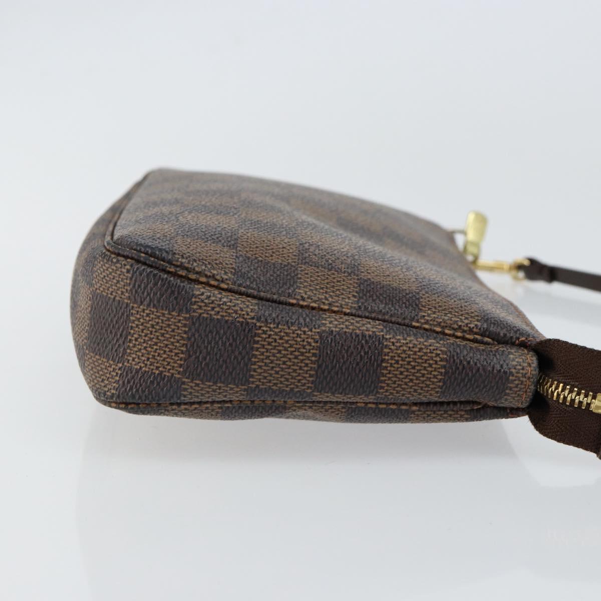 LOUIS VUITTON Damier Ebene Pochette Accessoires Pouch N41206 LV Auth 148145