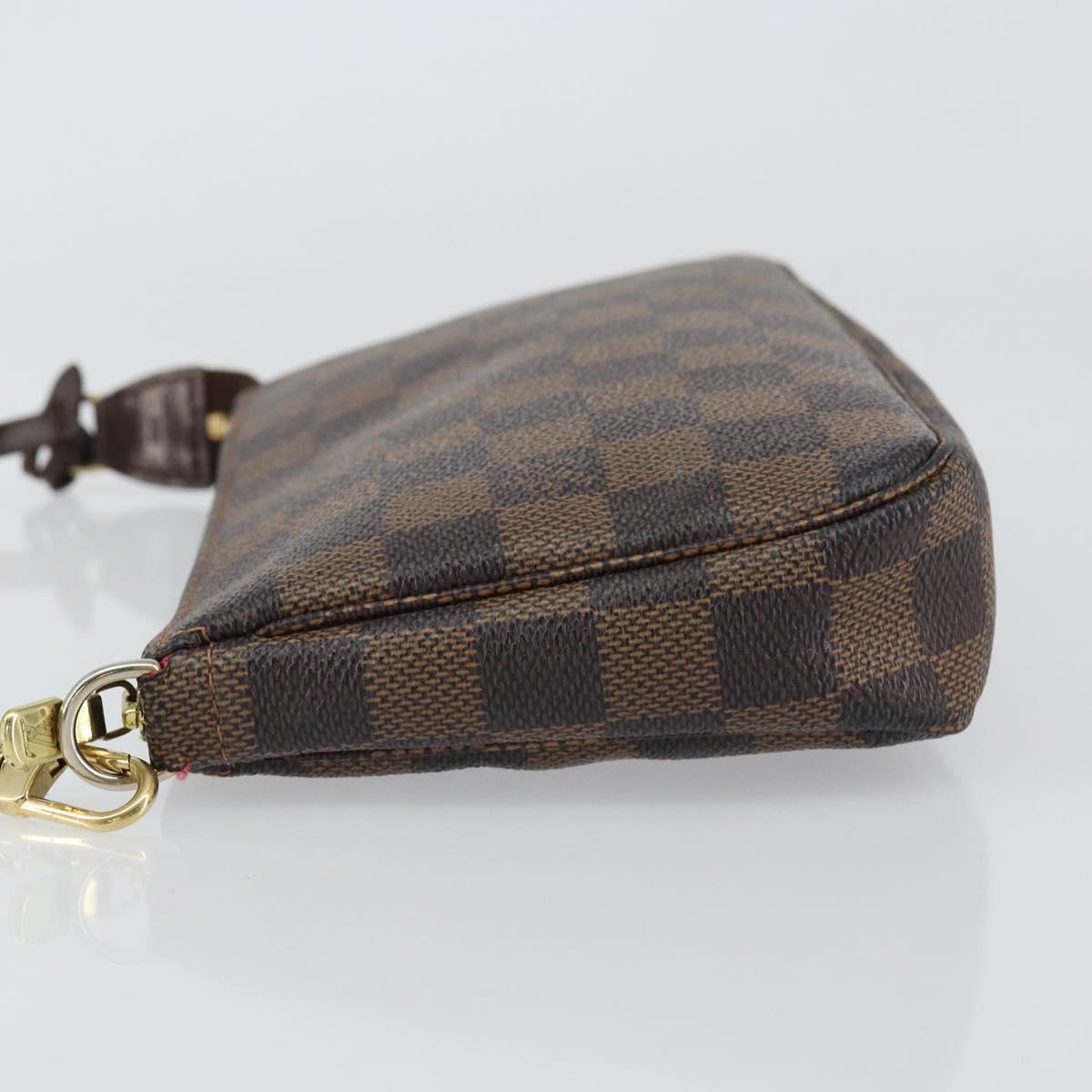 LOUIS VUITTON Damier Ebene Pochette Accessoires Pouch N41206 LV Auth 148145