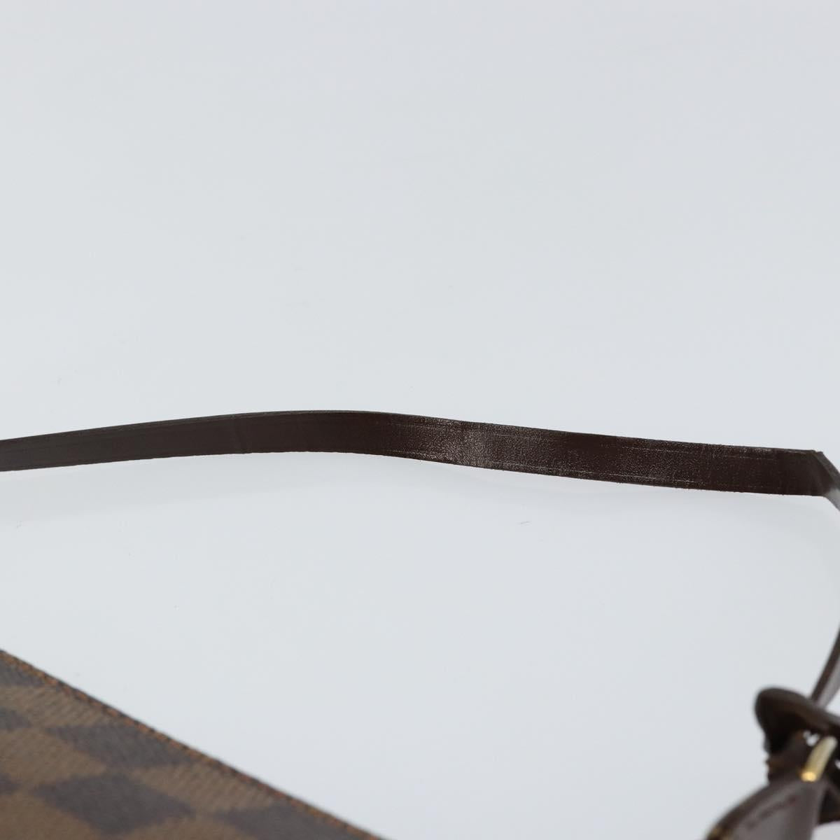 LOUIS VUITTON Damier Ebene Pochette Accessoires Pouch N41206 LV Auth 148145