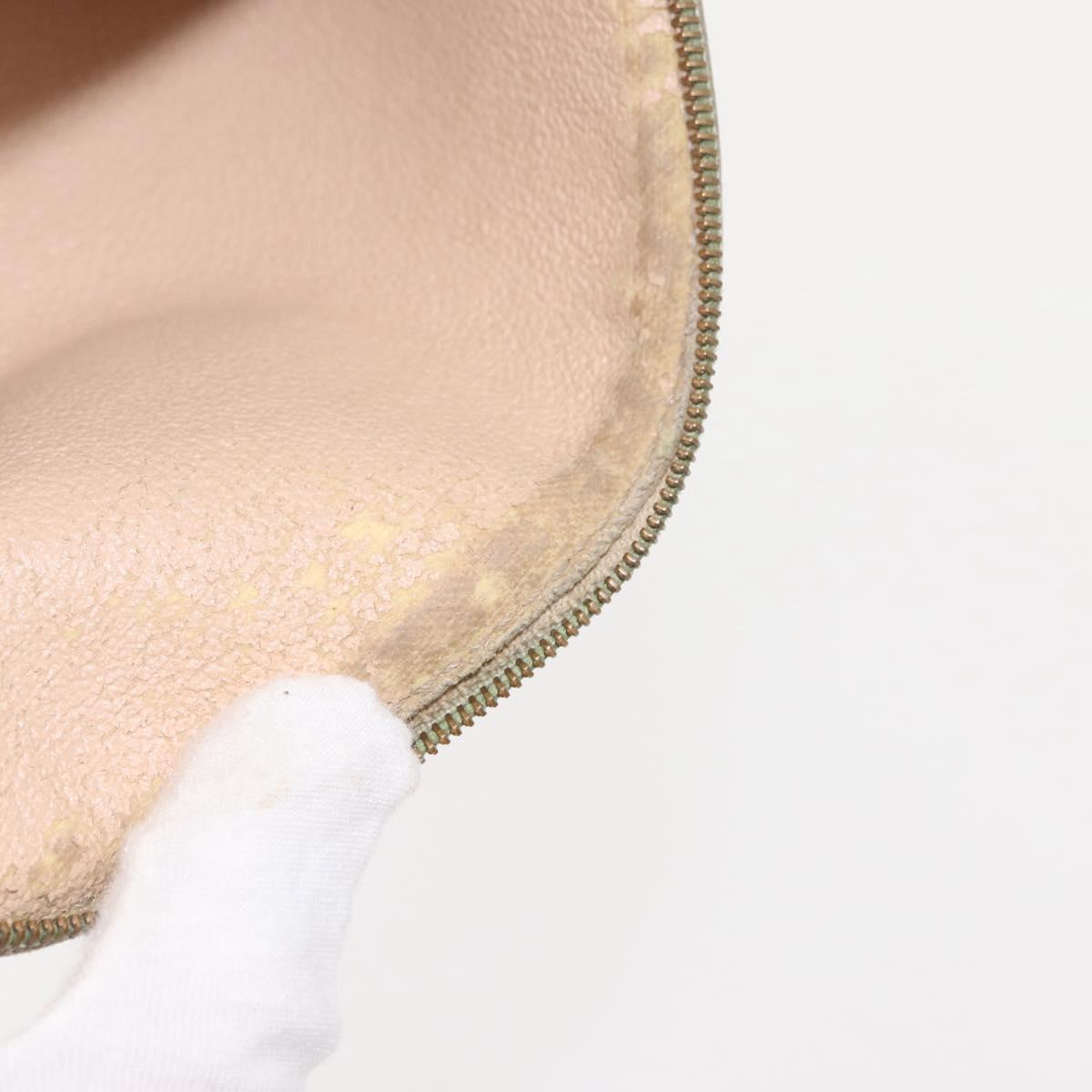 LOUIS VUITTON Damier Azur Pochette Cosmetic PM Pouch N60024 LV Auth 148147