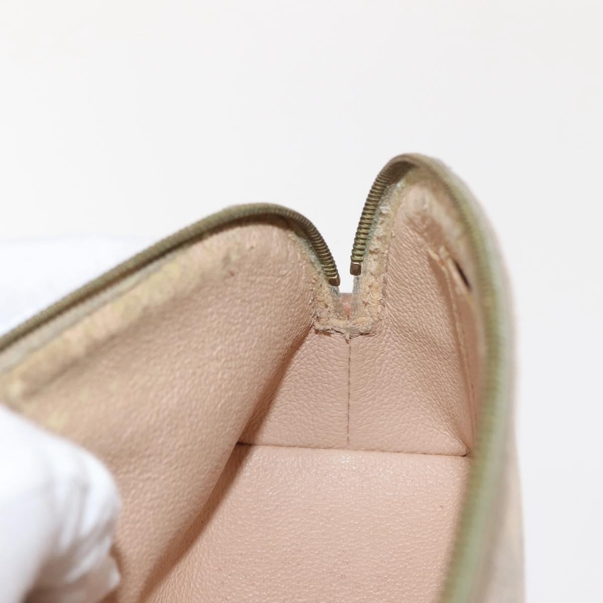 LOUIS VUITTON Damier Azur Pochette Cosmetic PM Pouch N60024 LV Auth 148147