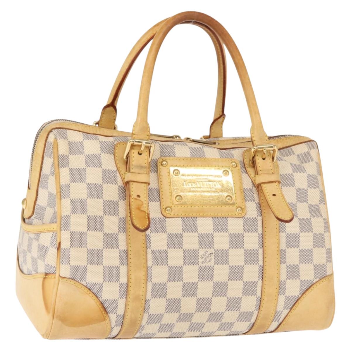 LOUIS VUITTON Damier Azur Berkeley Hand Bag N52001 LV Auth 148149