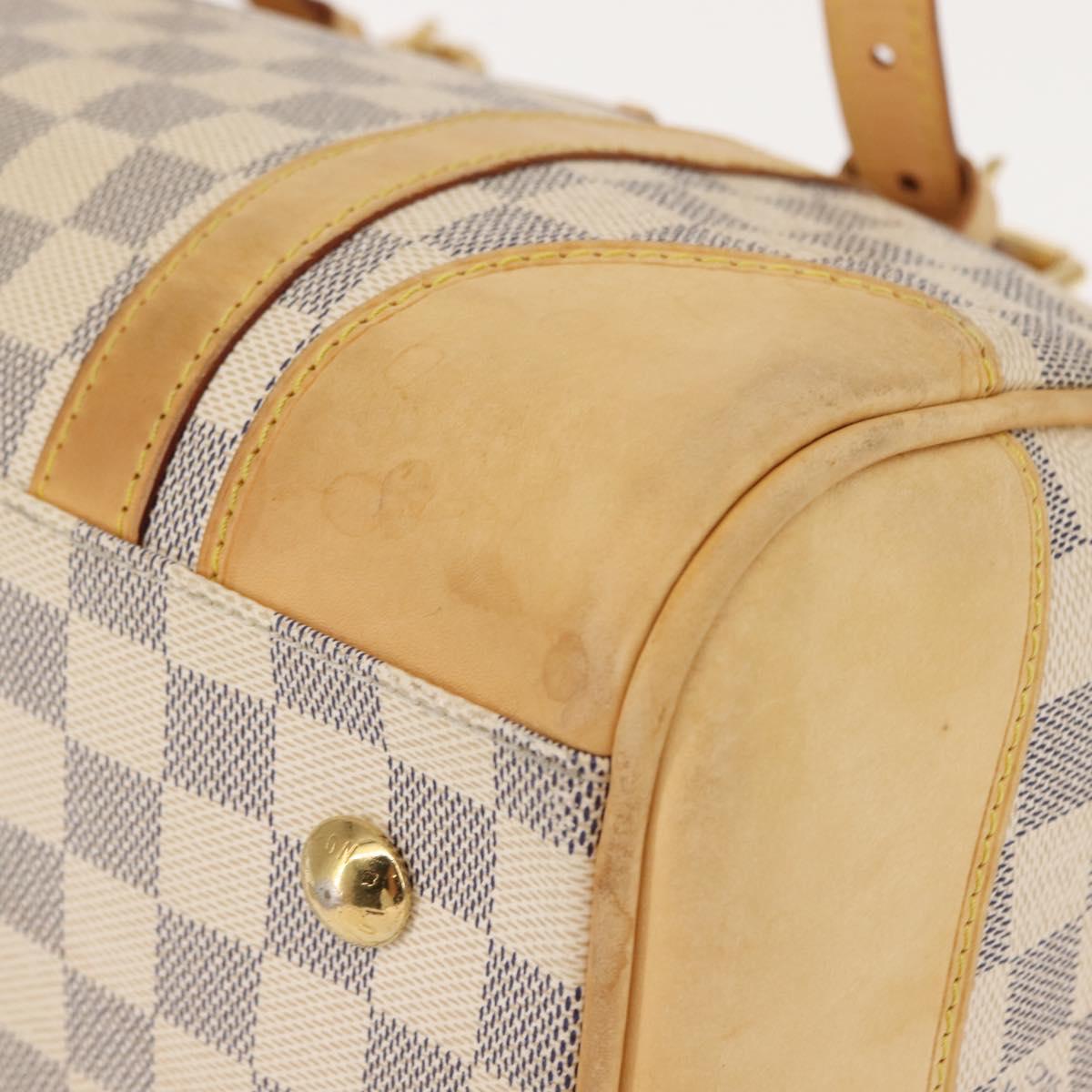LOUIS VUITTON Damier Azur Berkeley Hand Bag N52001 LV Auth 148149