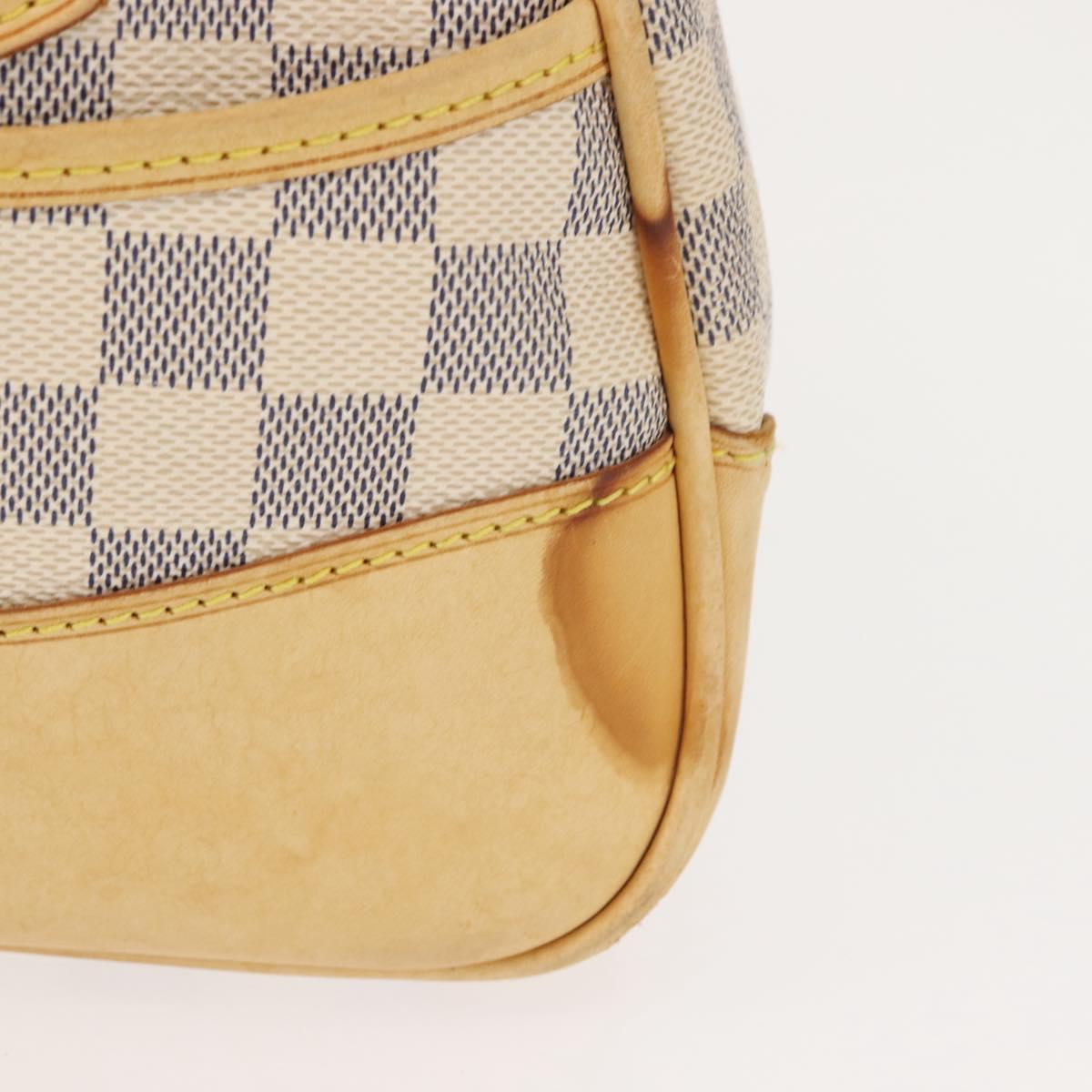 LOUIS VUITTON Damier Azur Berkeley Hand Bag N52001 LV Auth 148149