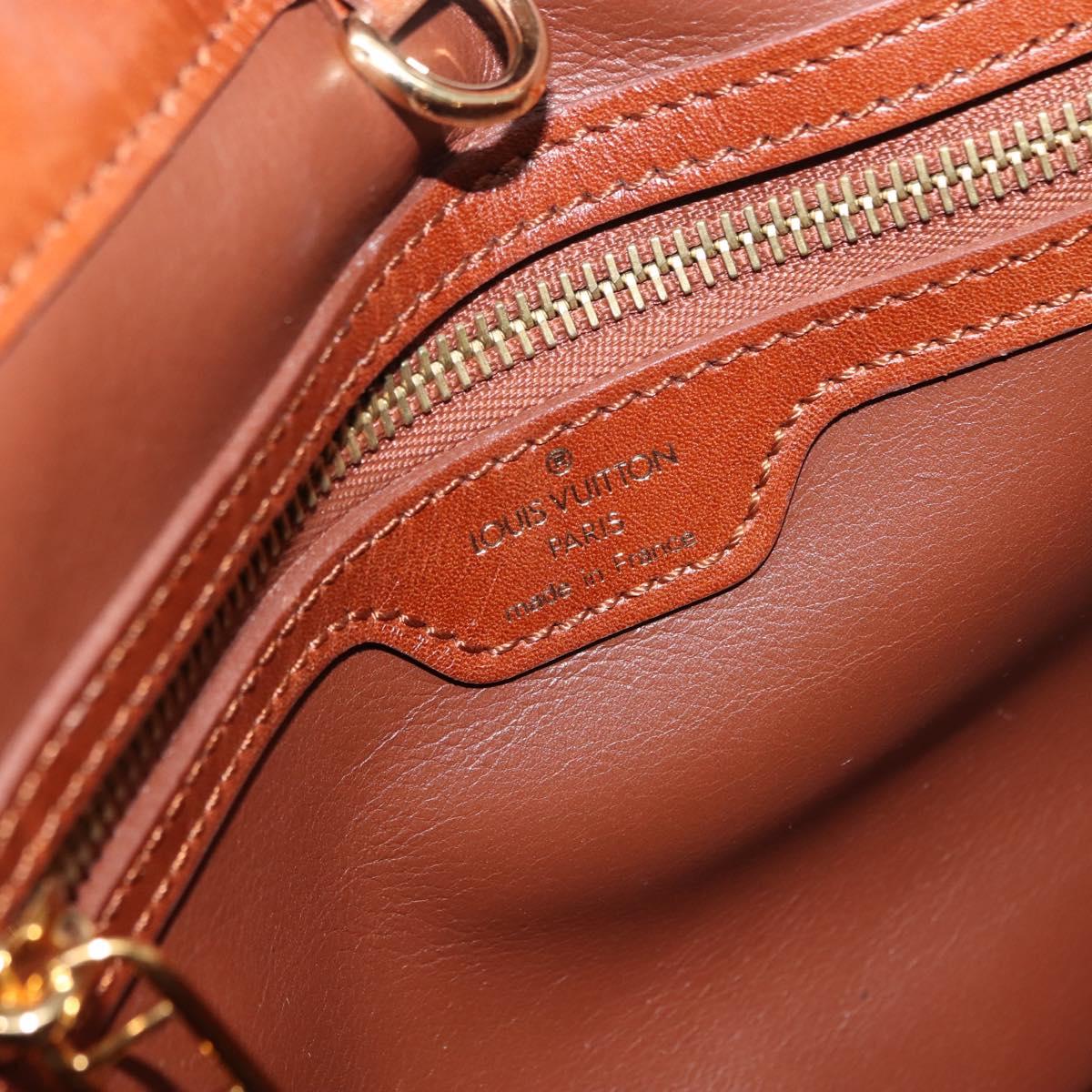 LOUIS VUITTON Monogram Charm Cabas Bron Hand Bag Brown White M95157 Auth 148150