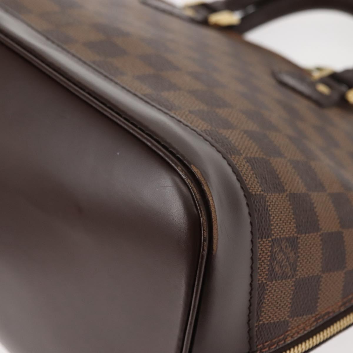 LOUIS VUITTON Damier Ebene Alma Hand Bag N51131 LV Auth 148151