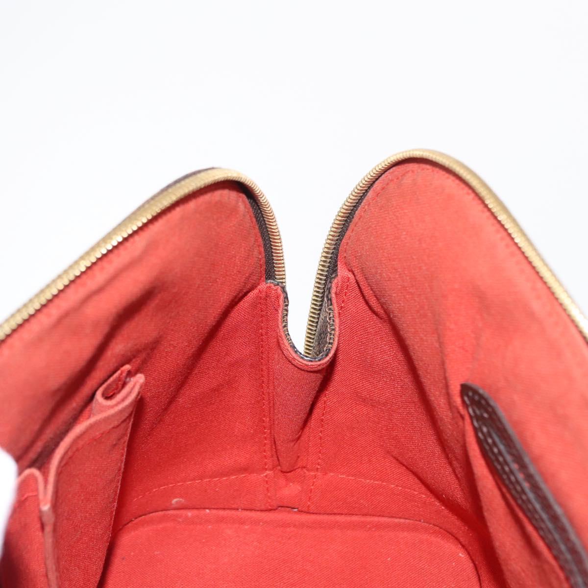 LOUIS VUITTON Damier Ebene Alma Hand Bag N51131 LV Auth 148151