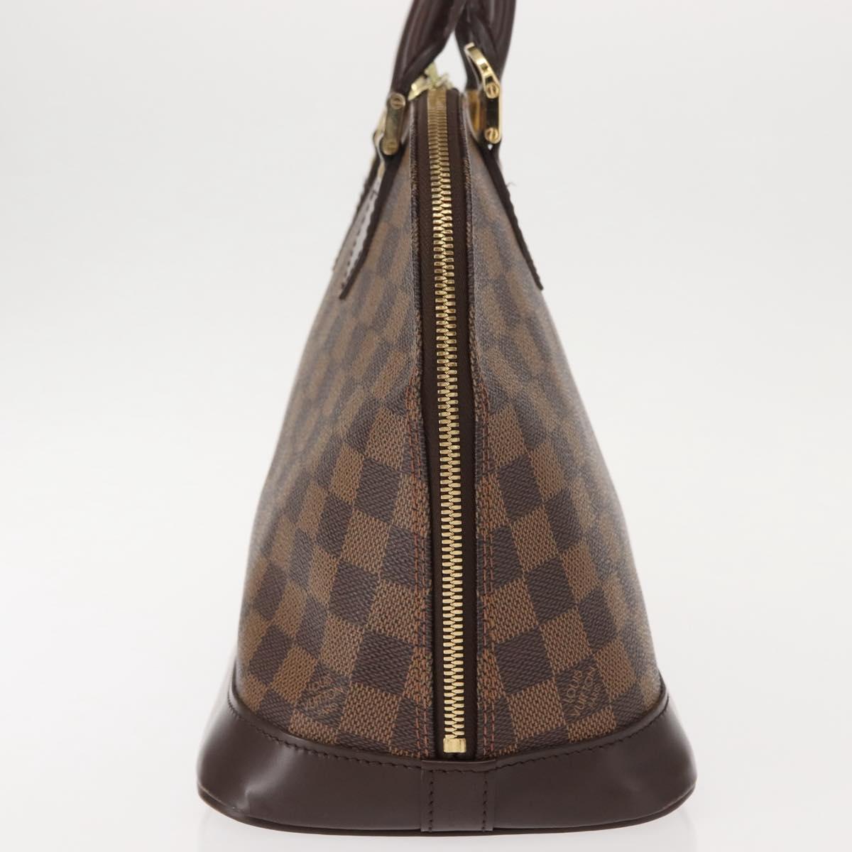 LOUIS VUITTON Damier Ebene Alma Hand Bag N51131 LV Auth 148151