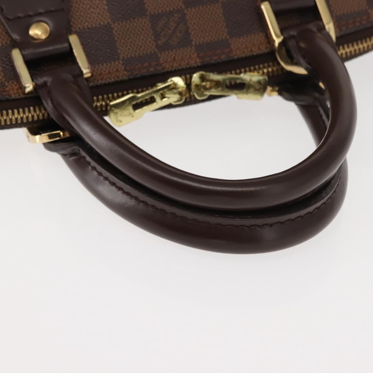 LOUIS VUITTON Damier Ebene Alma Hand Bag N51131 LV Auth 148151