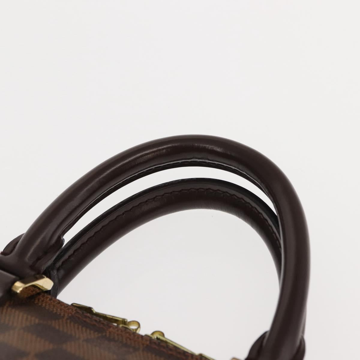 LOUIS VUITTON Damier Ebene Alma Hand Bag N51131 LV Auth 148151