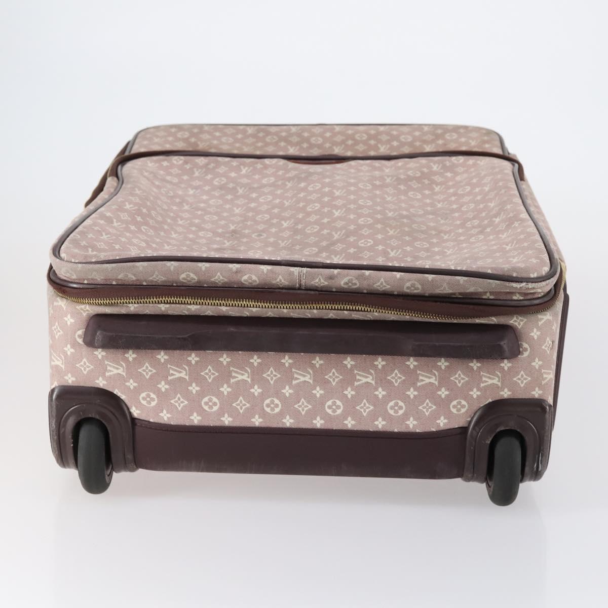 LOUIS VUITTON Monogram Idylle Pegas 55 suitcase Sepia M40481 LV Auth 148152