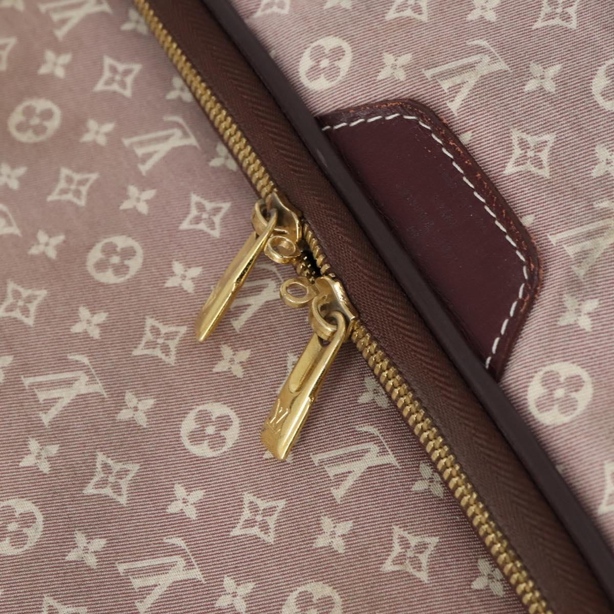 LOUIS VUITTON Monogram Idylle Pegas 55 suitcase Sepia M40481 LV Auth 148152