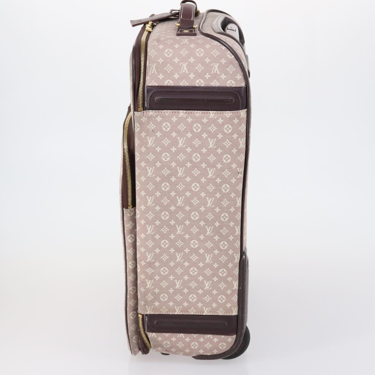 LOUIS VUITTON Monogram Idylle Pegas 55 suitcase Sepia M40481 LV Auth 148152