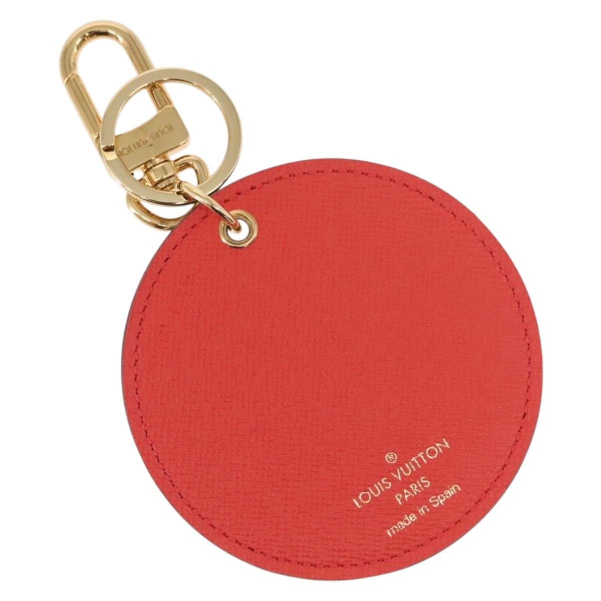 LOUIS VUITTON Damier Ebene Illustrious Travel Bag Charm M65139 LV Auth 148154