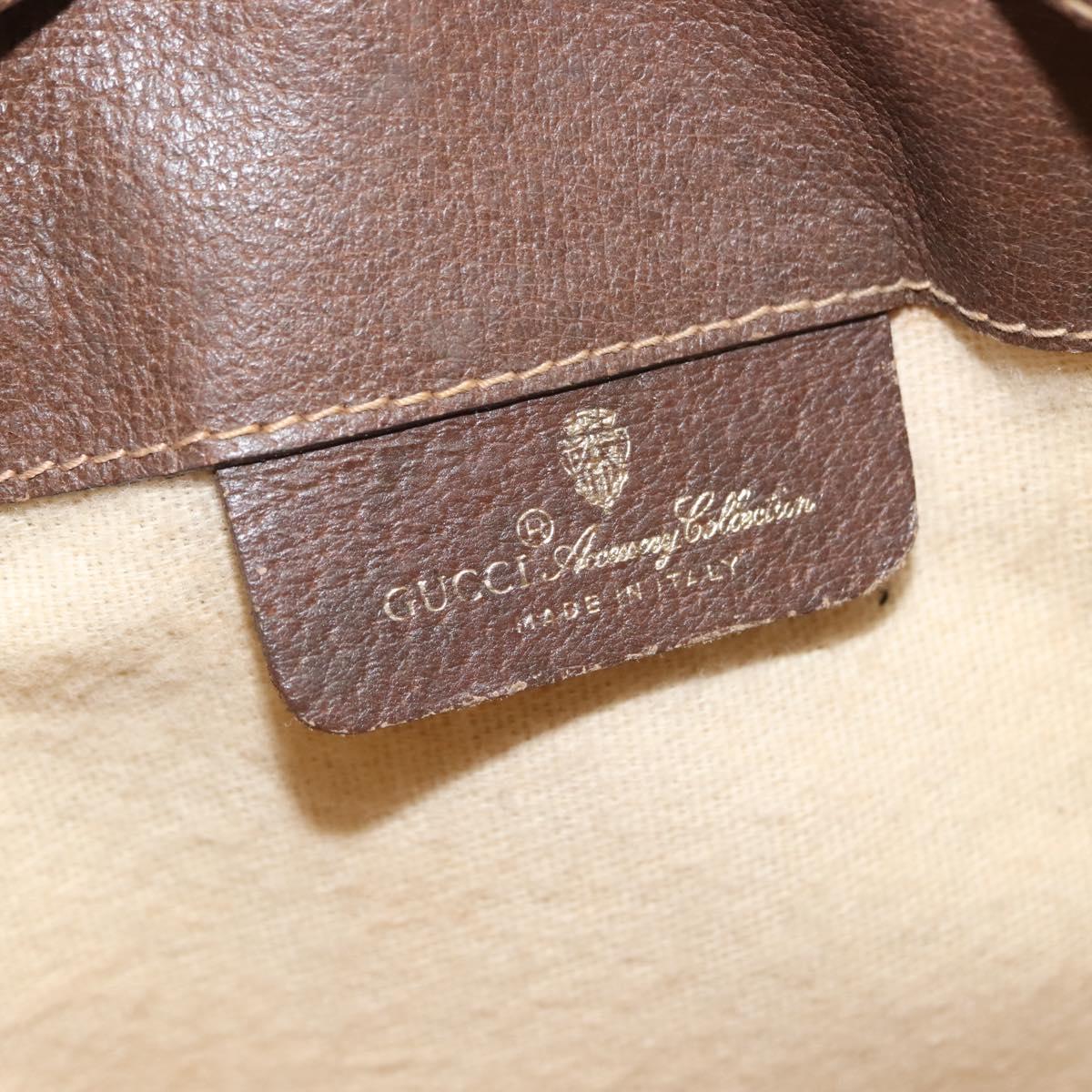 GUCCI GG Supreme Web Sherry Line Bag PVC Beige Gold 41 02 085 Auth 148164