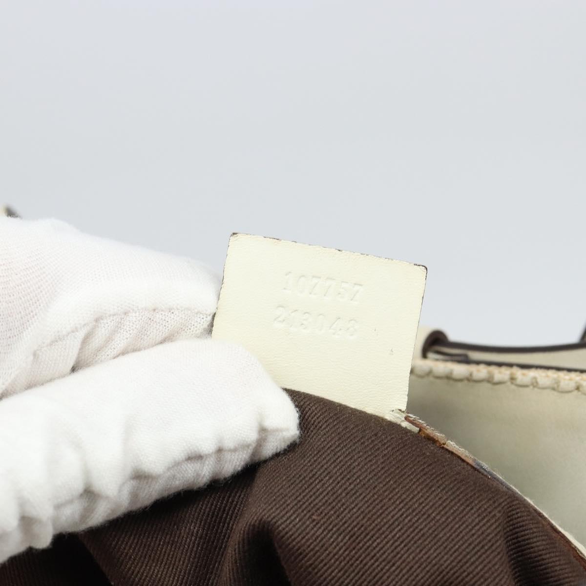 GUCCI GG Canvas Tote Bag Beige 107757 Auth 148167