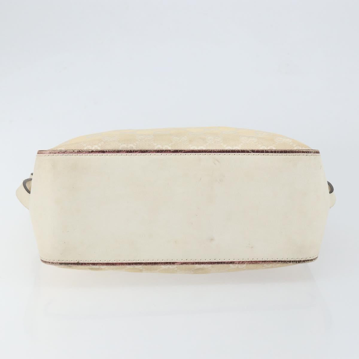 GUCCI GG Canvas Tote Bag Beige 107757 Auth 148167