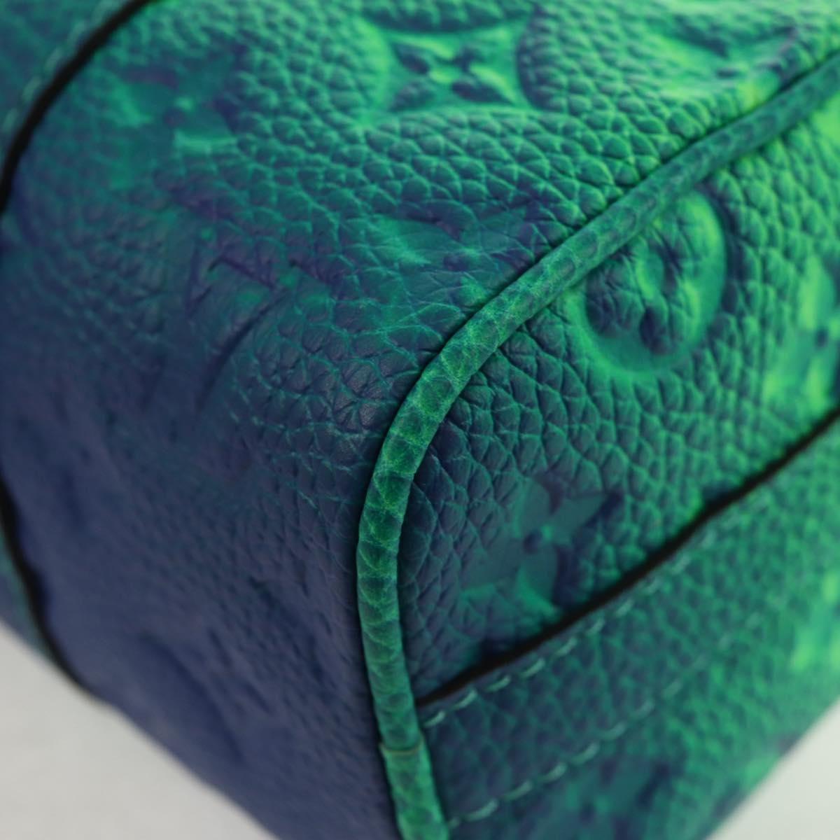 LOUIS VUITTON Monogram Illusion Keepall XS Hand Bag Green M59691 Auth 148207SM