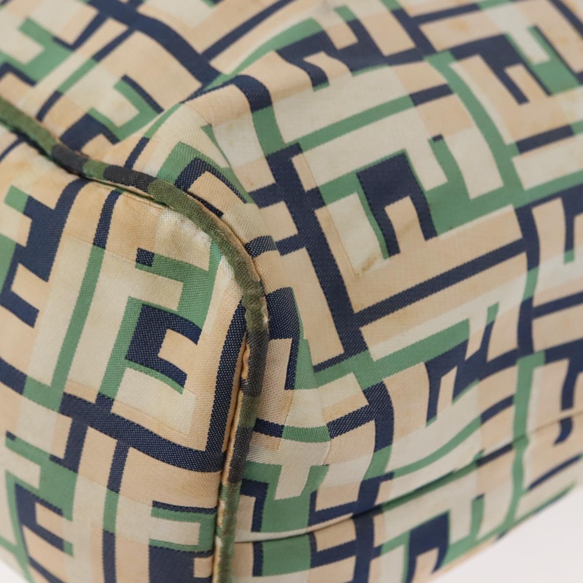 FENDI Zucca Canvas Tote Bag White Auth 148214