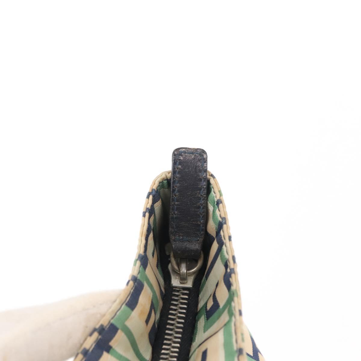 FENDI Zucca Canvas Tote Bag White Auth 148214