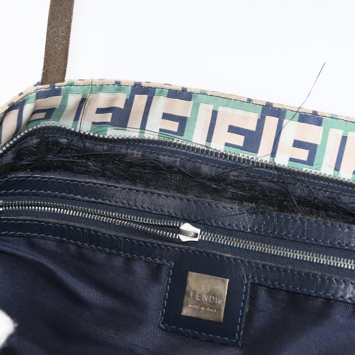 FENDI Zucca Canvas Tote Bag White Auth 148214