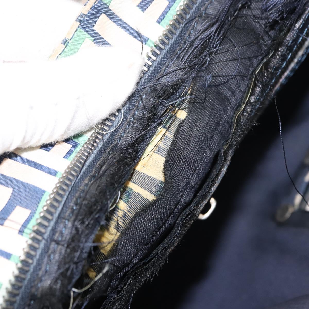 FENDI Zucca Canvas Tote Bag White Auth 148214