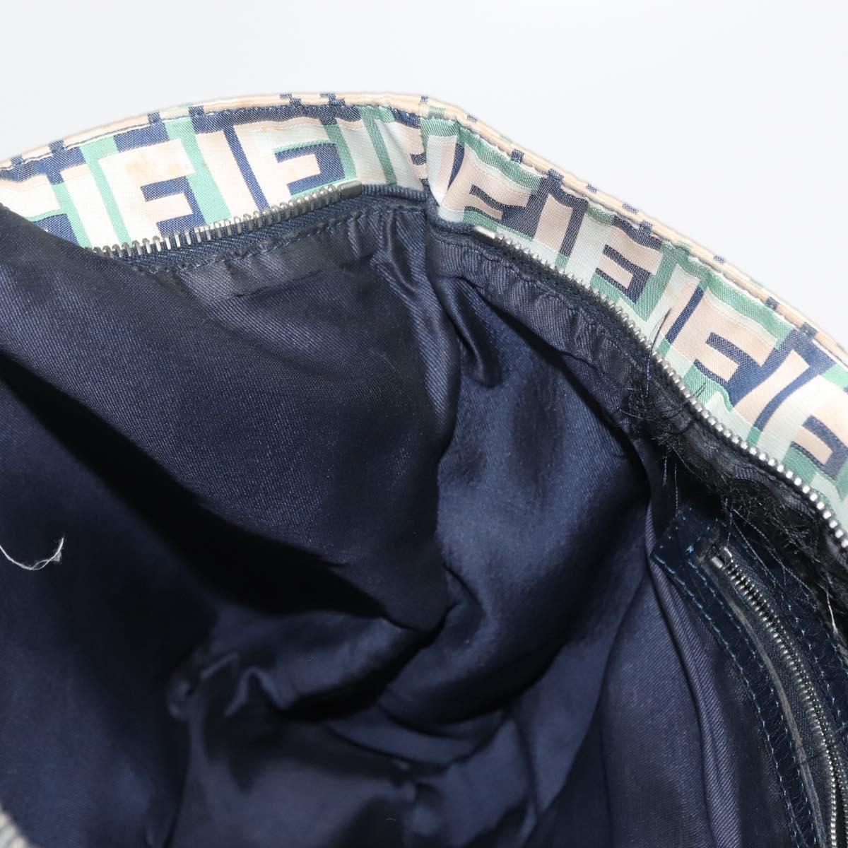 FENDI Zucca Canvas Tote Bag White Auth 148214