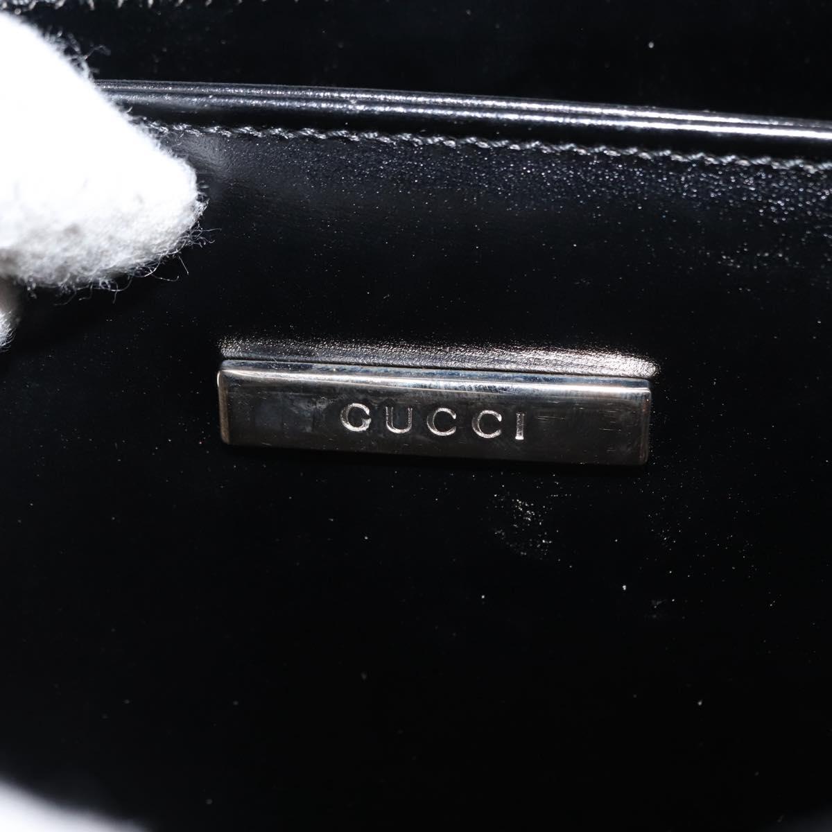 GUCCI Tote Bag Vinyl Black 001 2058 1773 5 Auth 148248