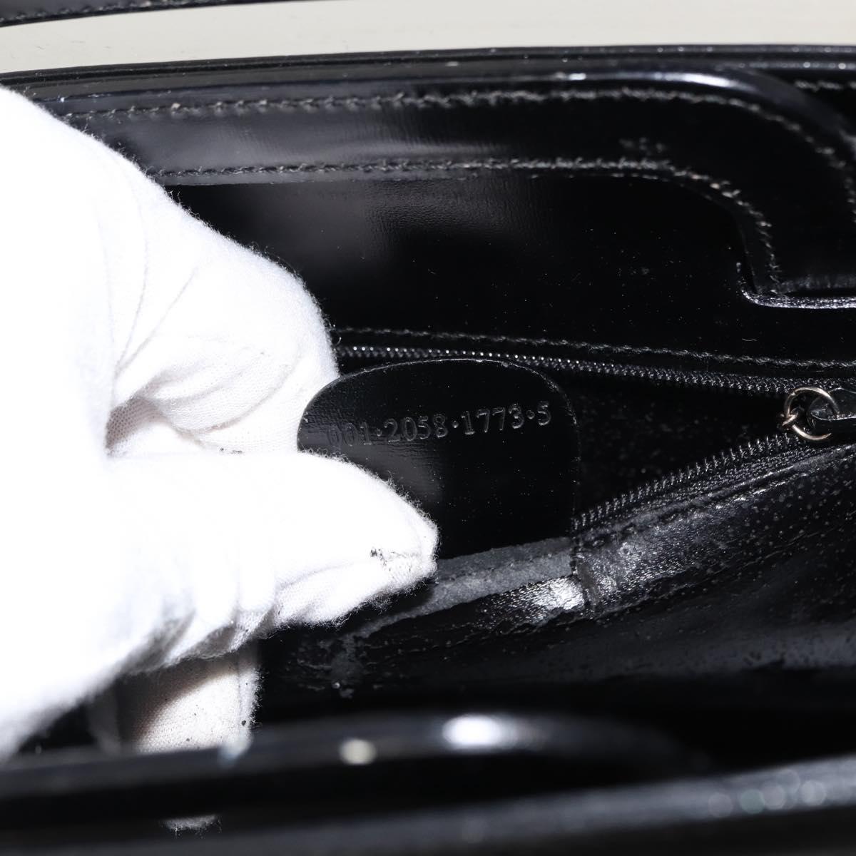 GUCCI Tote Bag Vinyl Black 001 2058 1773 5 Auth 148248