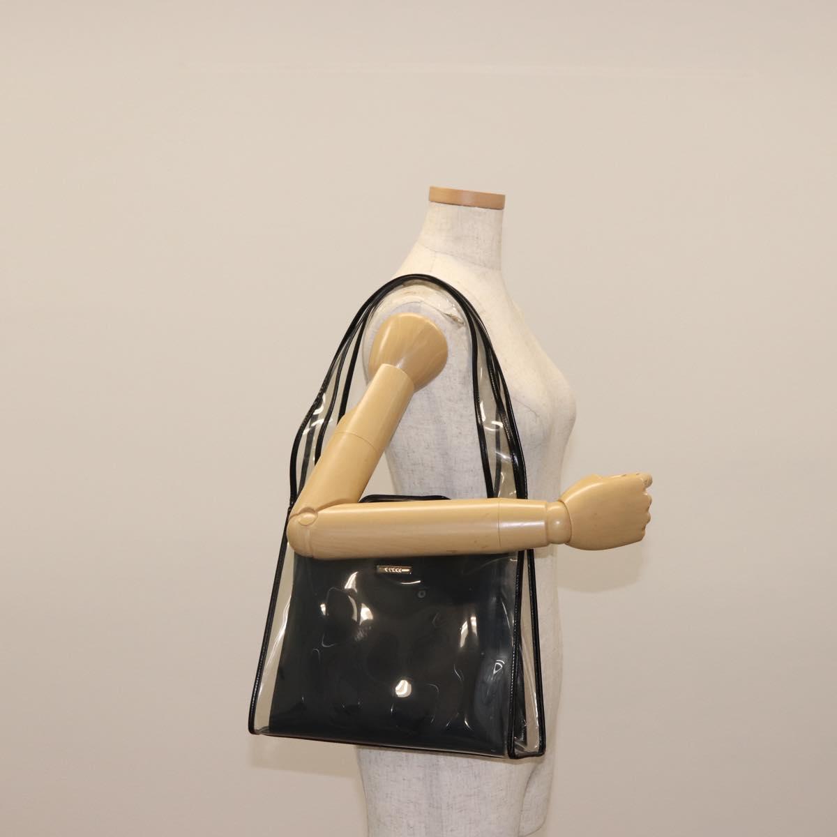 GUCCI Tote Bag Vinyl Black 001 2058 1773 5 Auth 148248