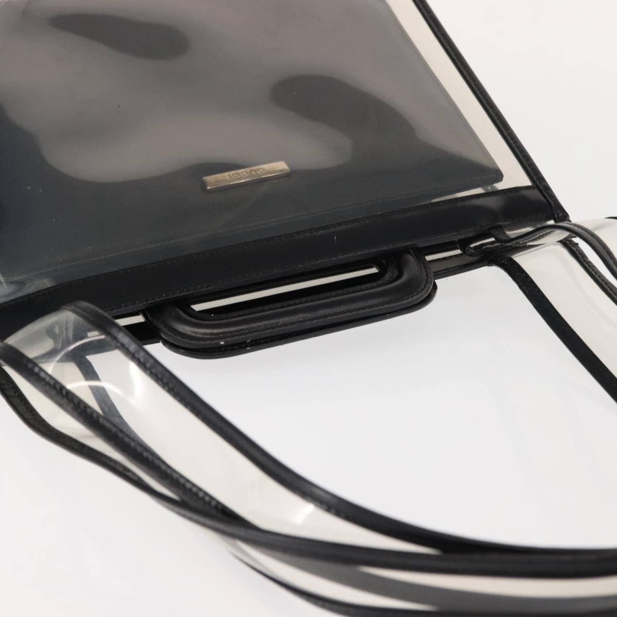 GUCCI Tote Bag Vinyl Black 001 2058 1773 5 Auth 148248