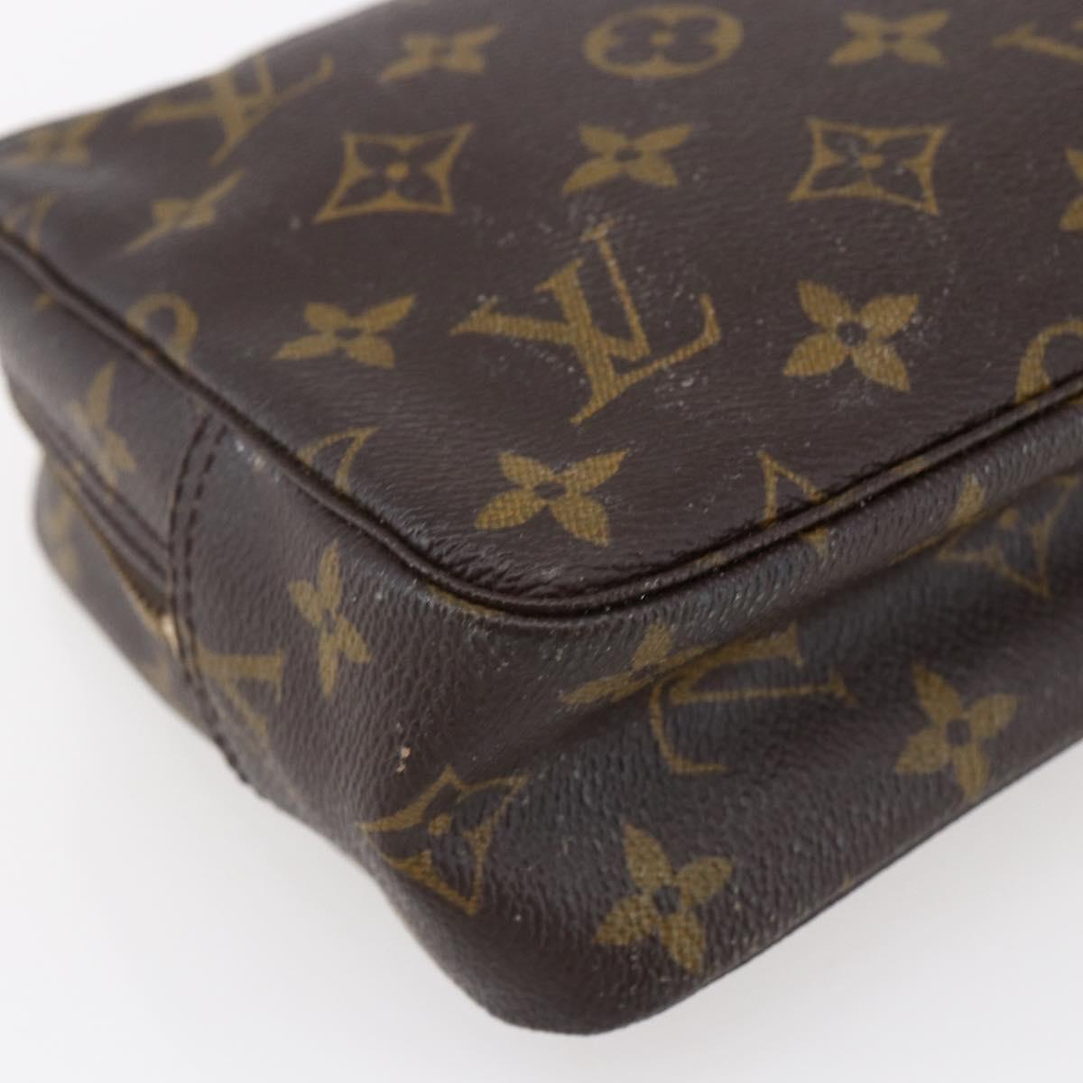 LOUIS VUITTON Monogram Trousse Toilette 23 Clutch Bag M47524 LV Auth 148256