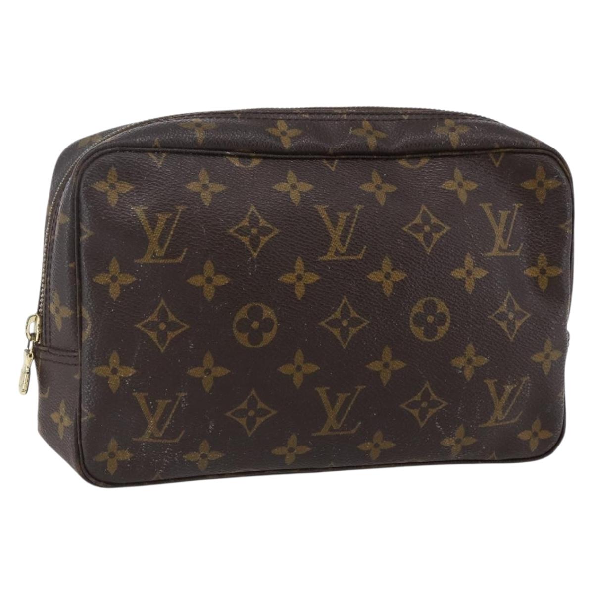 LOUIS VUITTON Monogram Trousse Toilette 23 Clutch Bag M47524 LV Auth 148256