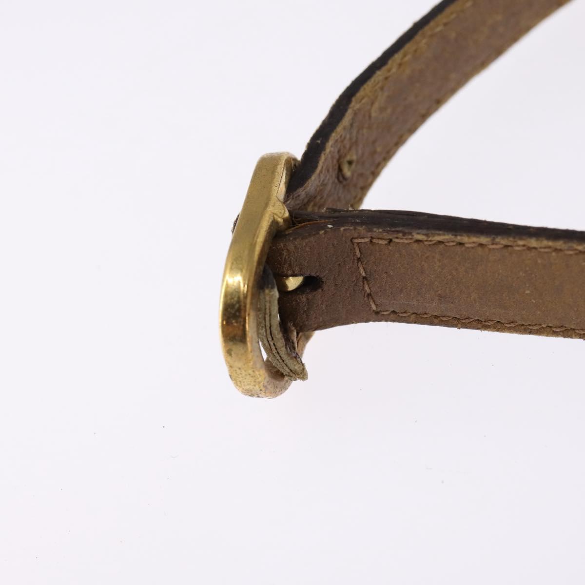 GUCCI GG Supreme Web Sherry Line Shoulder Bag PVC Beige 116 02 089 Auth 148264