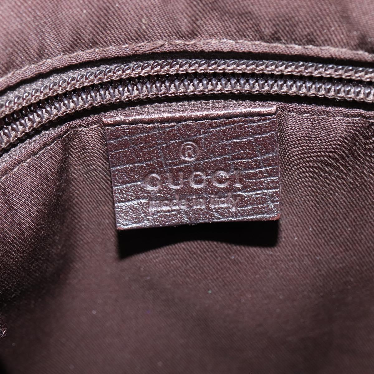 GUCCI GG Supreme Shoulder Bag PVC Beige 141626 Auth 148265