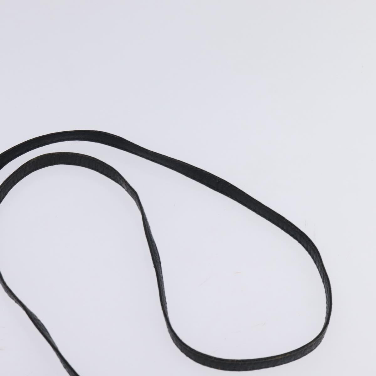 GUCCI GG Supreme Shoulder Bag PVC Navy Gold Auth 148266