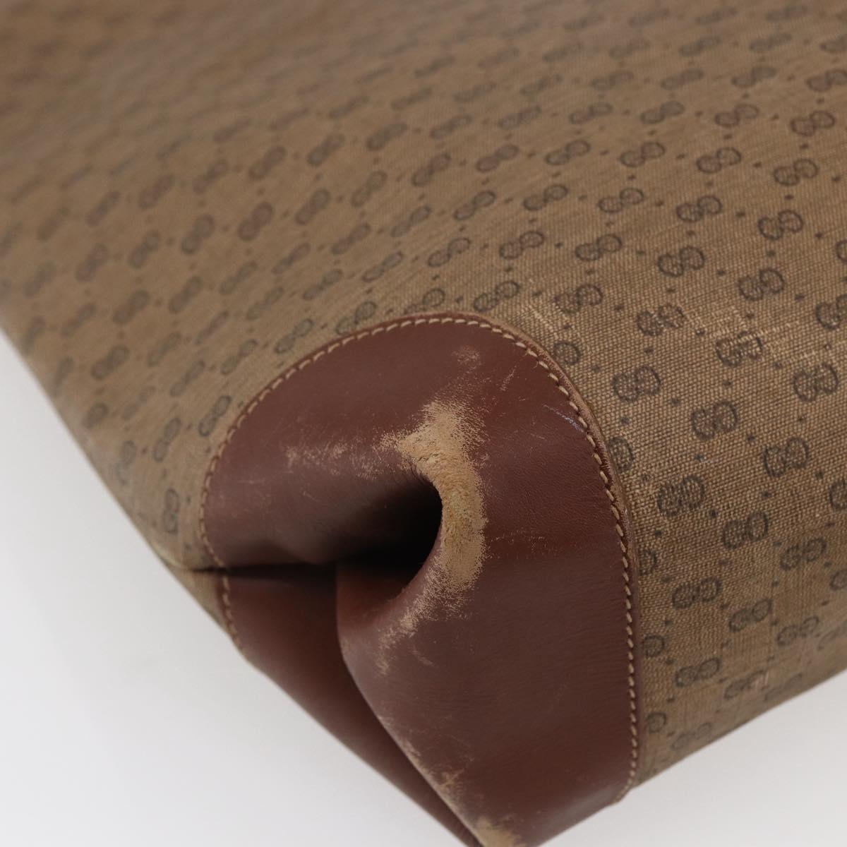 GUCCI Micro GG Supreme Web Sherry Line Bag PVC Beige 002 123 0131 Auth 148270