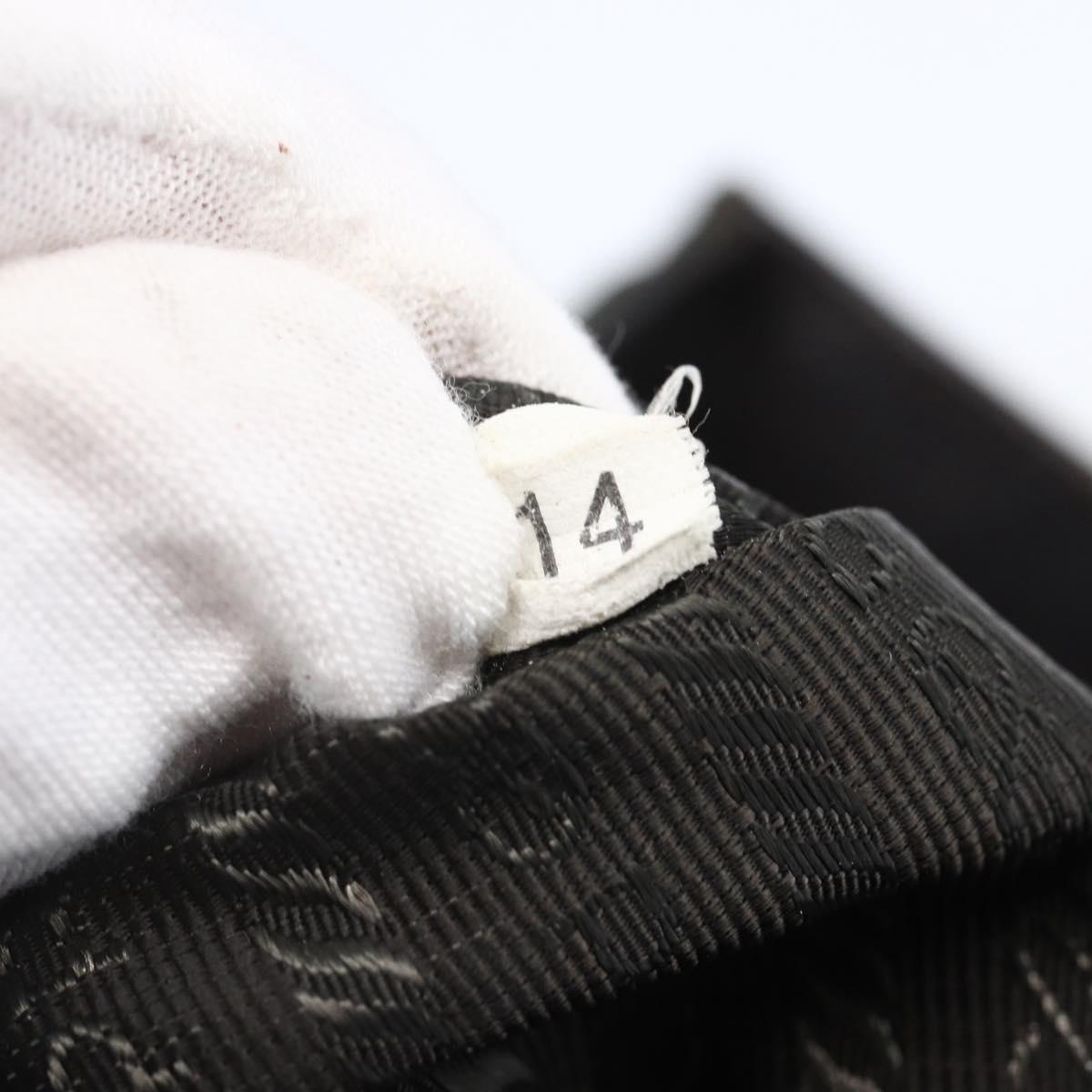 PRADA Tote Bag Nylon Khaki Gold Auth 148282