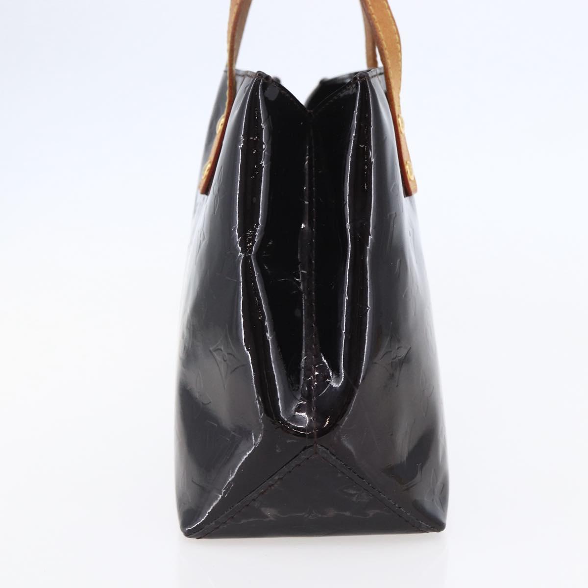 LOUIS VUITTON Monogram Vernis Reade PM Hand Bag Amarante M91993 LV Auth 148294
