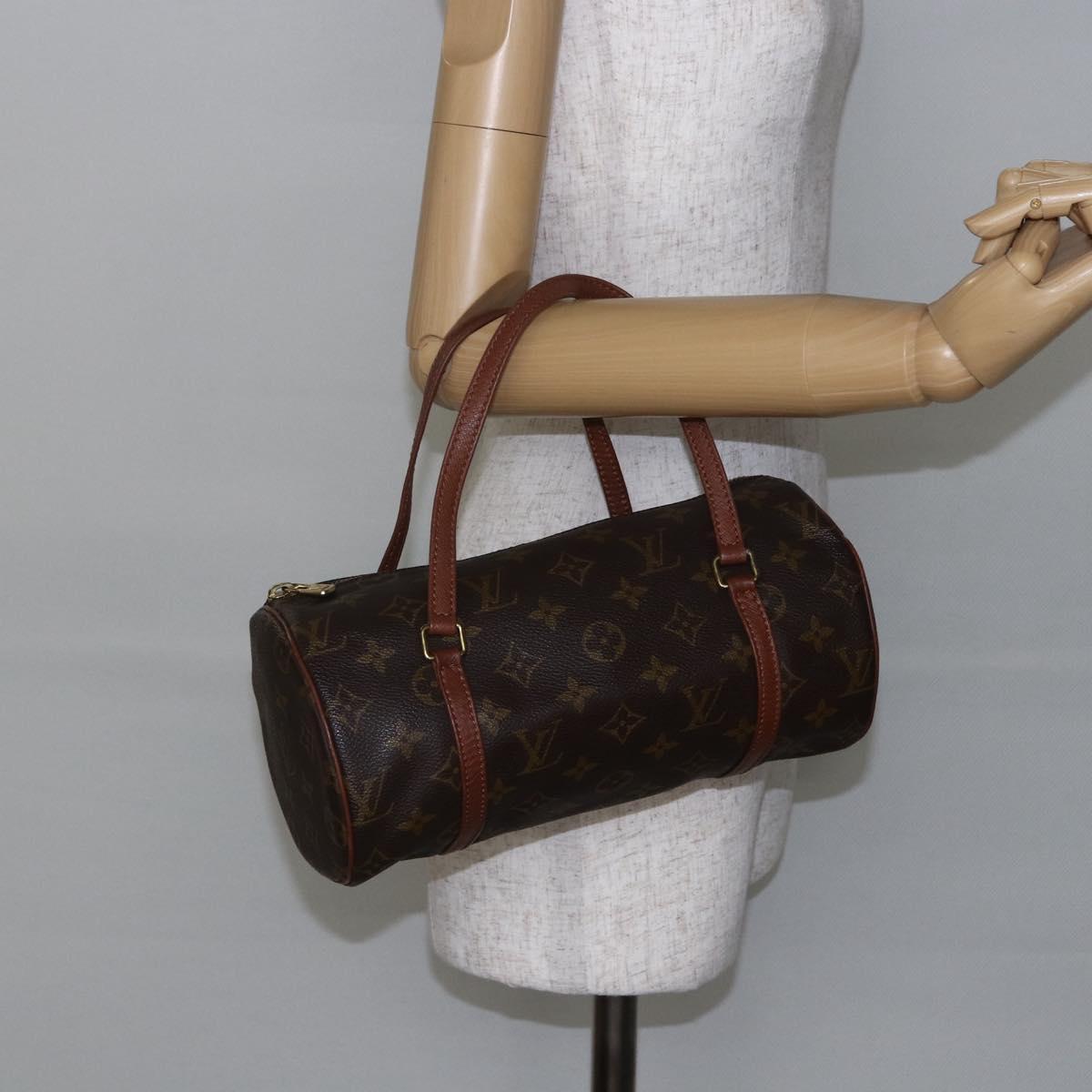 LOUIS VUITTON Monogram Papillon 26 Hand Bag M51366 LV Auth 148304