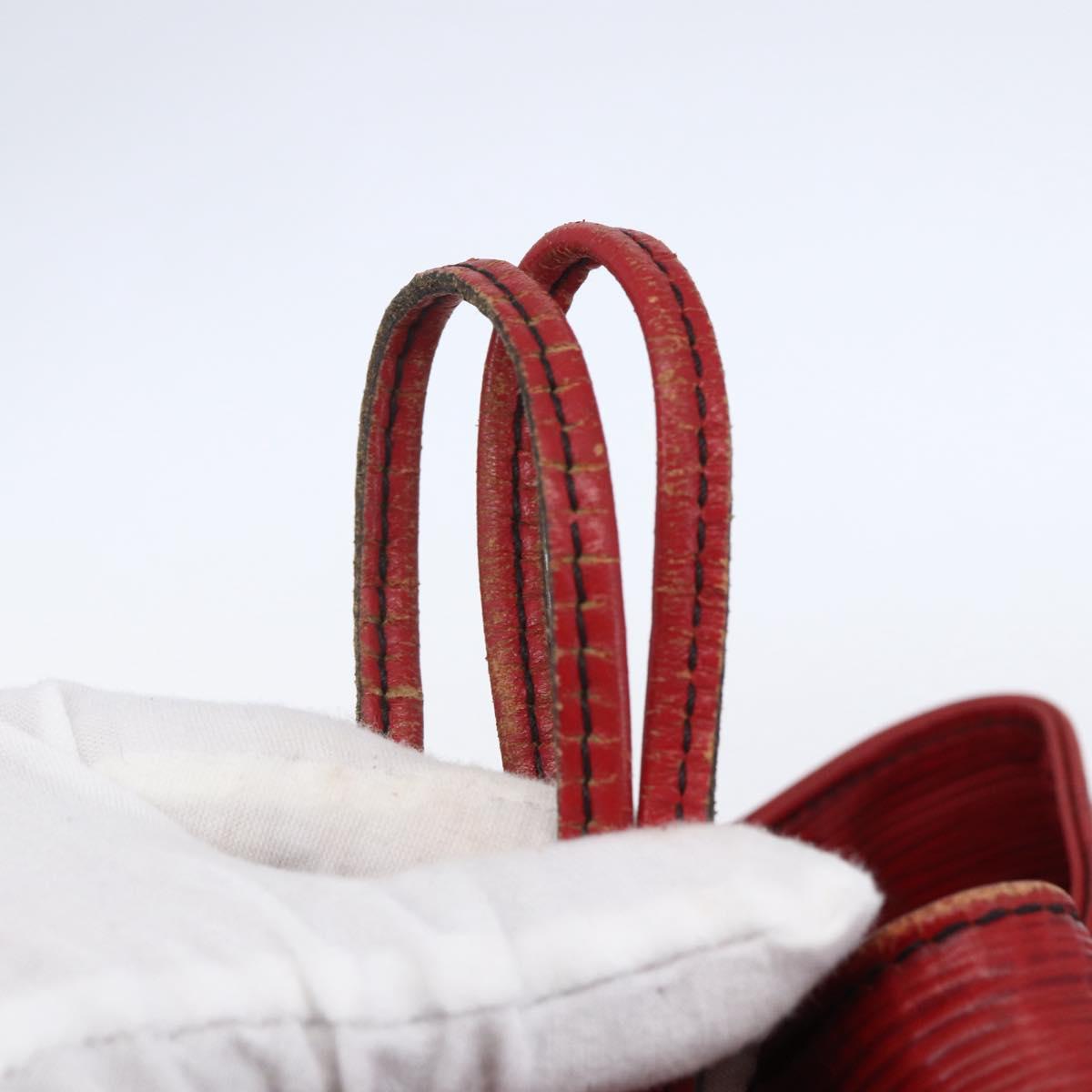 LOUIS VUITTON Epi Noe Shoulder Bag Red M44007 LV Auth 148309