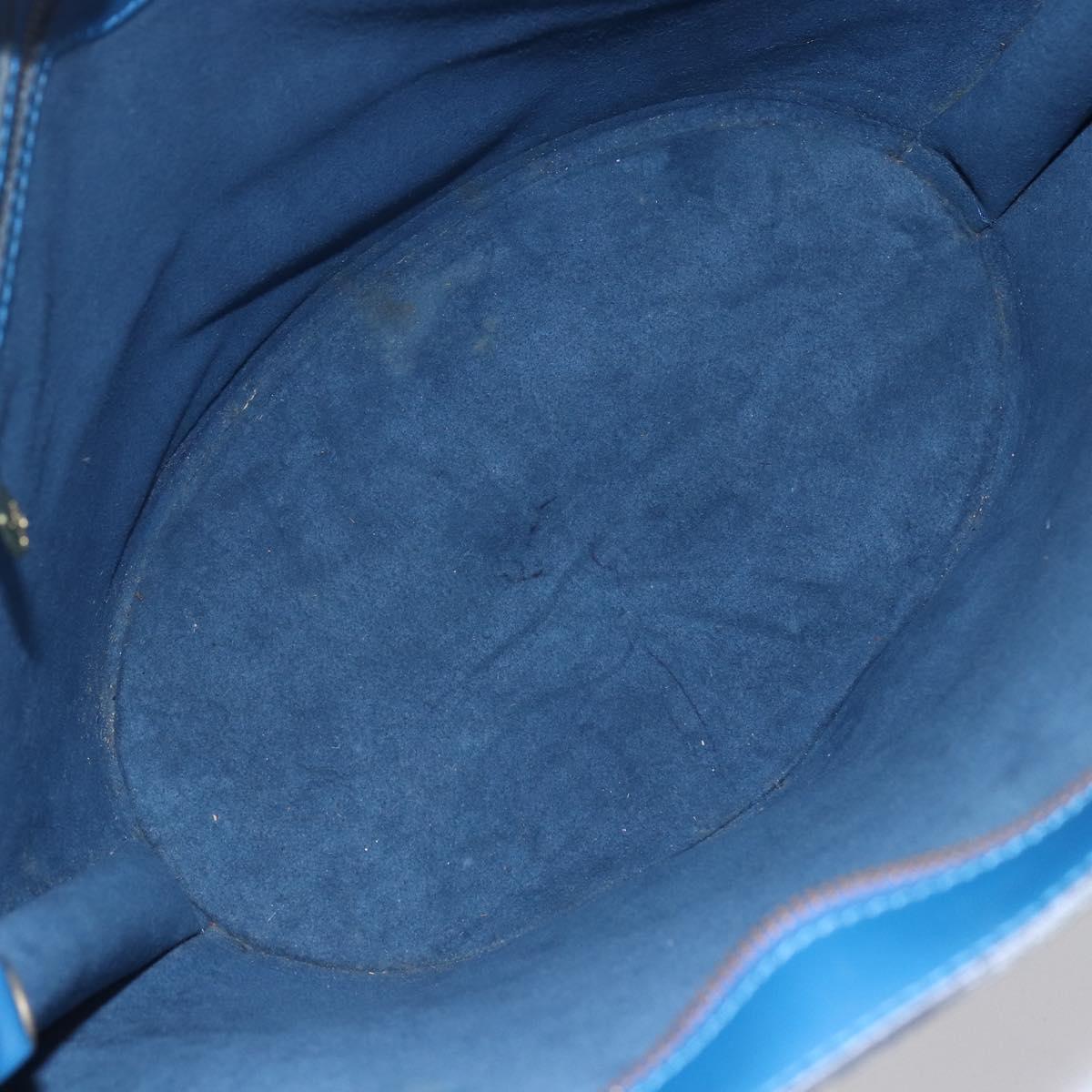 LOUIS VUITTON Epi Saint Jacques Shopping Shoulder Bag Blue M52275 LV Auth 148310